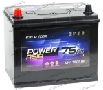 Аккумулятор автомобильный POWER Asia 75 А/ч 630 А прям. пол. 85D26R Азия авто (260x175x220) с бортиком 2021г