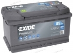 Аккумулятор автомобильный Exide Premium 85 А/ч 800 A обр. пол. низкий EA852 Евро авто (315x175x175)