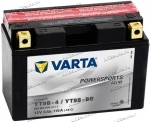 Аккумулятор для мотоцикла и скутера VARTA POWERSPORTS AGM 8 А/ч 115 А прям. пол. с/зар. с эл. YT9B-4, YT9B-BS (149х70х105) 509902