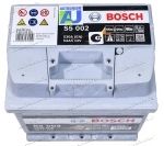 Аккумулятор автомобильный Bosch Silver Plus S5002 54 А/ч 530 А обр. пол. Евро авто (207x175x190)