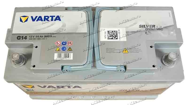 Аккумулятор VARTA Silver Dynamic AGM G14(A5) 95 Ач о.п. купить в
