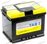 Аккумулятор автомобильный TAB EFB Stop&Go 60 А/ч 640 А обр. пол. Евро авто (242x175x190) 212060