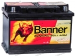 Аккумулятор автомобильный Banner Running Bull AGM 70 А/ч 720 А обр. пол. 57001 Евро авто (278x175x190)