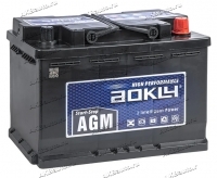 Аккумулятор автомобильный Aokly AGM 70 А/ч 700 А обр. пол. Евро авто (278x175x190) VRL3 купить в Москве по цене 12050 рублей - АКБАВТО